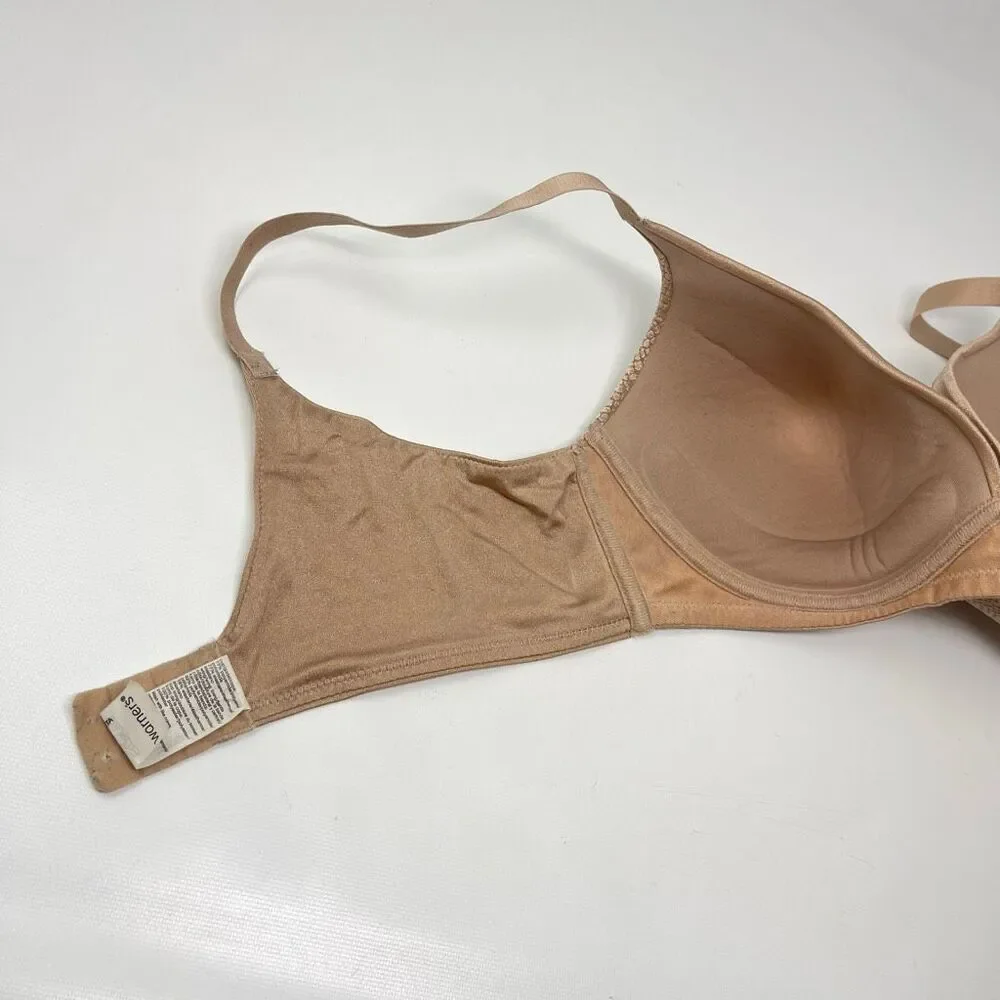 Warner's Back Smoothing Comfort Wireless Lift T-Shirt Bra Tan W4013 Size 40C